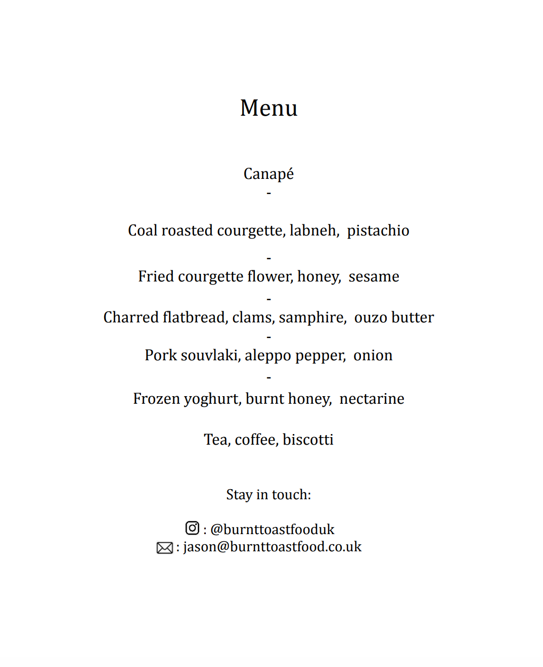 Greek Supper Club (15th August)
